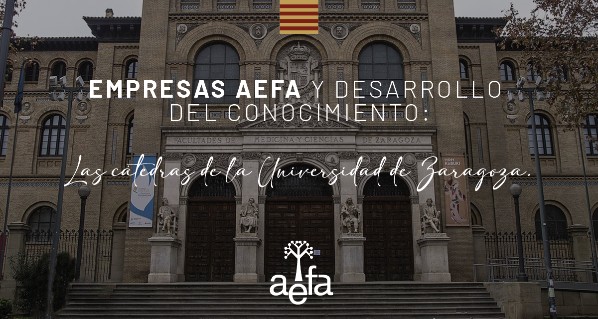 Empresas AEFA por el desarrollo del conocimiento. Cátedras de la Universidad de Zaragoza