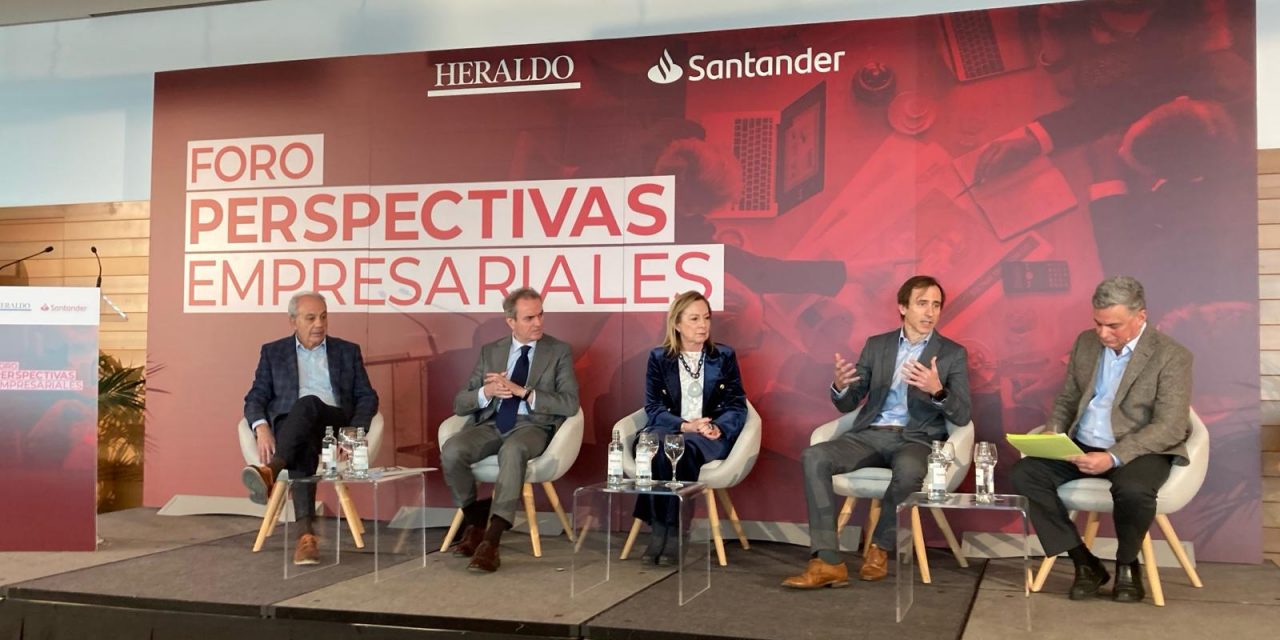 Jorge Blanchard, en el Foro ‘Perspectivas empresariales’ de Banco Santander y HERALDO