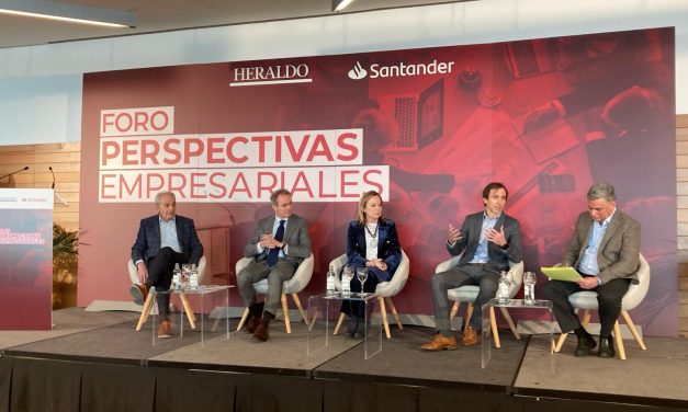 Jorge Blanchard, en el Foro ‘Perspectivas empresariales’ de Banco Santander y HERALDO